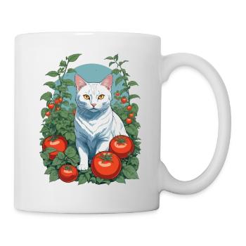Garden Cat Cute Pet Love - Mug - white - Right