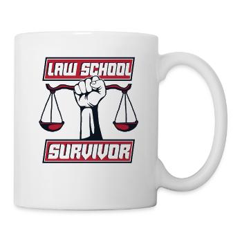 Survivant de la faculté de droit Études juridiques Faculté de droit Droit - Mug blanc - blanc - Droite