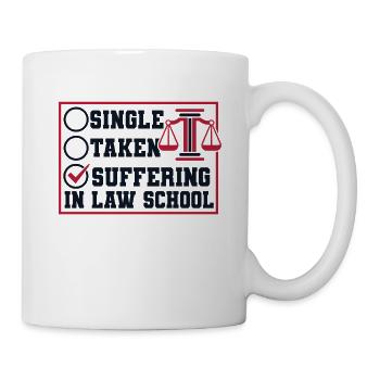 Single Taken Souffrance À La Faculté De Droit - Mug blanc - blanc - Droite