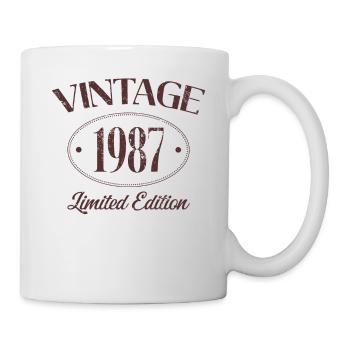 Millésime 1987 édition limitée anniversaire 1987 - Mug blanc - blanc - Droite