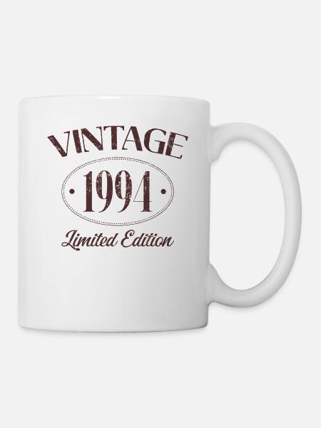 Vintage 1994 Limited Edition Geburtstag 1994 - Tasse - Weiß
