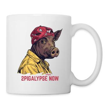 2pigalypse Now : Cochon de rap hip-hop - Mug blanc - blanc - Droite