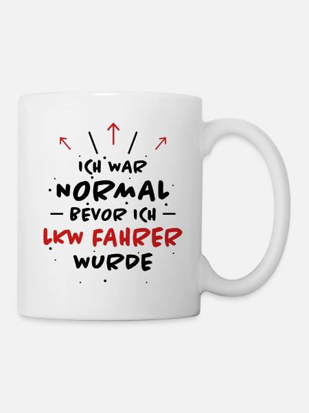 LKW Fahrer Spruch Job Lustiges LKW Fahrer Geschenk - Tasse - Weiß