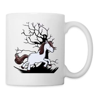 Wild Horse Pony Horses Child Children - Mug - white - Right
