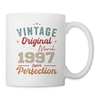 March 1997 Vintage Born Vintage Birthday - Mug - white - Right