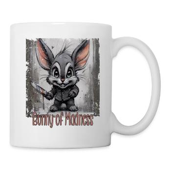 Lapin de folie Mignon Lapin fou - Mug blanc - blanc - Droite