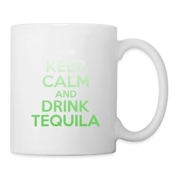 Keep Calm And Drink Tequila T-Shirt - Funny Mexico - Mug - white - Right