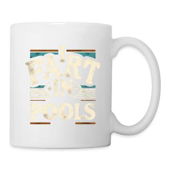 Je Pète Dans Les Piscines 6 - Mug blanc - blanc - Droite