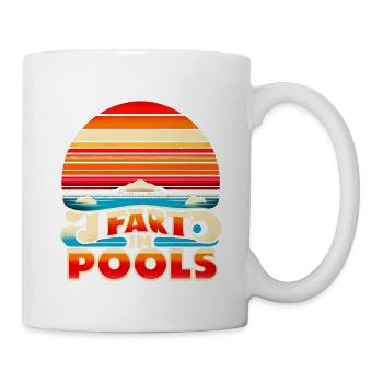 Je Pète Dans Les Piscines 13 - Mug blanc - blanc - Droite