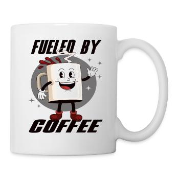 Fueled By Coffee Kaffee Barista Espresso Kaffee - Mug - white - Right