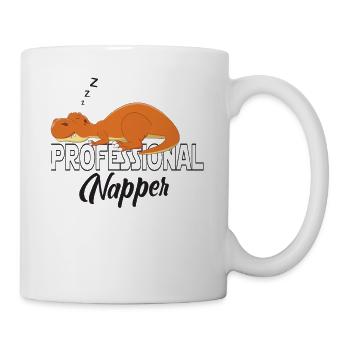 Professinonal Napper Dinosaur Dino Trex Dino - Mug - white - Right