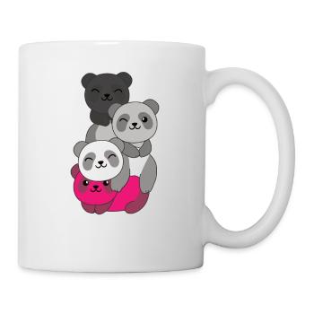 Gynephilia Flag Pride LGBTQ Cute Panda - Mug - white - Right