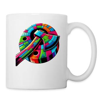 Pop Art Axe Throwing Hatchet Thrower Axes - Mug - white - Right