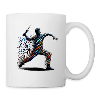 Polygon Art Knife Throwing Blade Thrower Knives - Mug - white - Right