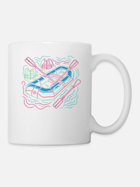 River Wildwasser Rafting Rafter - Tasse - Weiß