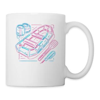 River Wildwasser Rafting Rafter - Tasse - Weiß - Rechts