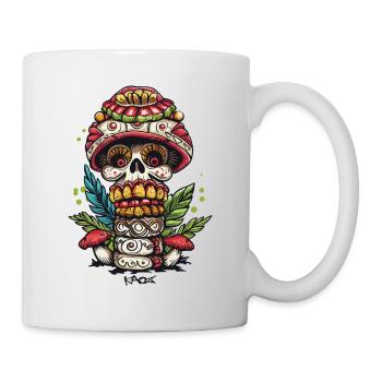 Mushroom Skull Skull Totem - Mug - white - Right