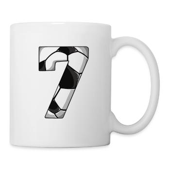 7th Birthday Football - Mug - white - Right