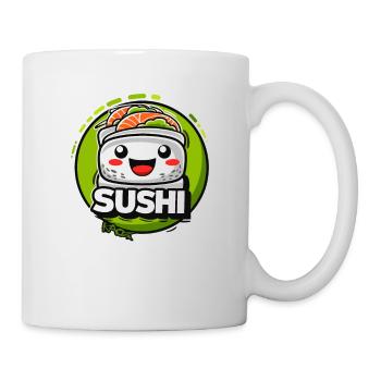 Sushi Kawaii Wasabi Vert - Mug blanc - blanc - Droite
