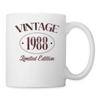 Vintage 1988 Limited Edition Geburtstag 1988 - Tasse - Weiß - Rechts
