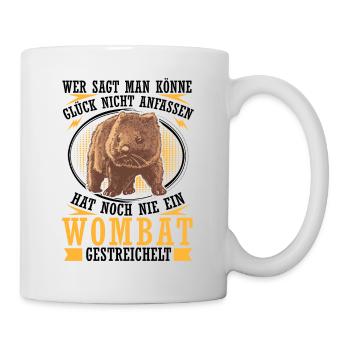Wombat petting Australia marsupial - Mug - white - Right