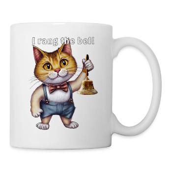 CAT : J’ai sonné la cloche - Mug blanc - blanc - Droite