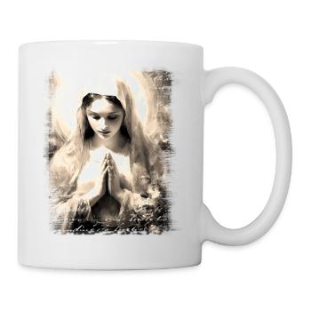 Jungfrau Maria Jesus Bibel christliche Religion christlich - Tasse - Weiß - Rechts