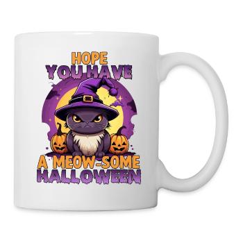 Costume de chat d'Halloween pour cadeau - Mug blanc - blanc - Droite