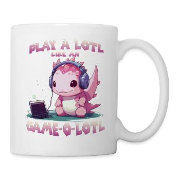 Axolotl Gamer T Kawaii Stuff Anime Axolotl Otaku - Mug blanc - blanc - Droite