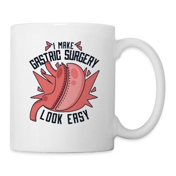 Je donne l’impression que la chirurgie gastrique est facile Bariatrique - Mug blanc - blanc - Droite