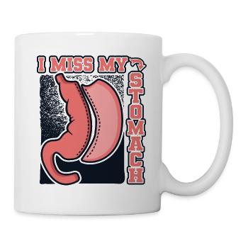 Mon estomac Bypass gastrique bariatrique me manque - Mug blanc - blanc - Droite