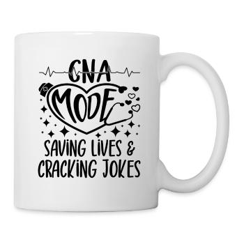 CNA Nursing Certified Nurse Assistant Life Gifts - Tasse - Weiß - Rechts