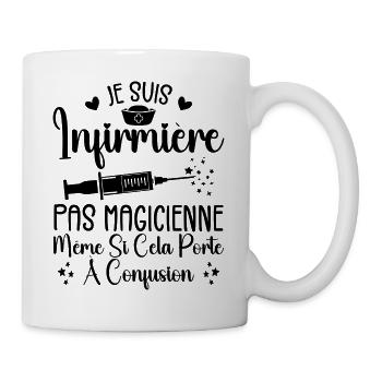 Krankenschwester Humor - Krankenschwester Geschenk - Tasse - Weiß - Rechts