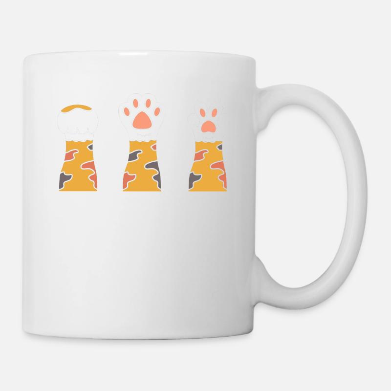 Ciseaux à papier de roche - Mug blanc - blanc