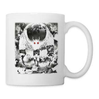 Mothman Mythical Creature - Tasse - Weiß - Rechts