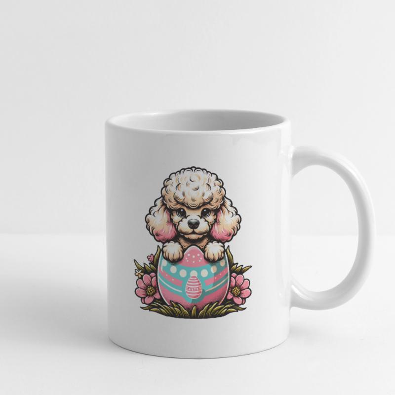 Easter Egg Easter Egg Dog Poodle Hatches From The Egg Mug
