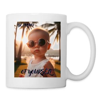 SEI STOLZ AUF DICH - SOIT FIER(E) DE TOI - Tasse - Weiß - Rechts