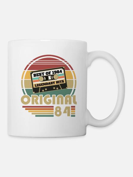 1984 Original Vintage Birthday Retro Gift - Mug - white