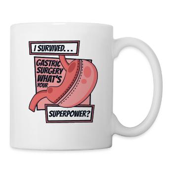 J’ai survécu à une chirurgie gastrique Bypass gastrique Gastrique - Mug blanc - blanc - Droite