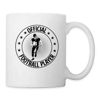 Joueur de football américain - Official Football Playe - Mug blanc - blanc - Droite