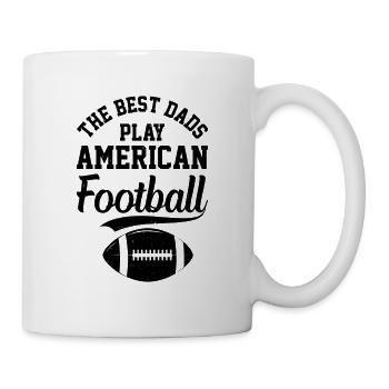 Football Dad - The best dads play American Footbal - Mug - white - Right