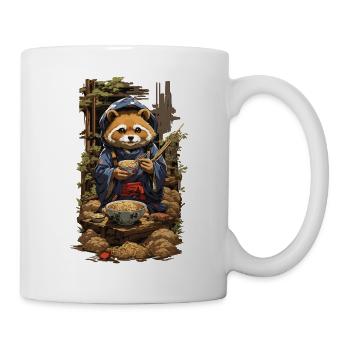 Chien viverrin japonais Ramen Soupes de nouilles esthétique - Mug blanc - blanc - Droite