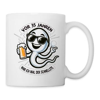 35 years ago, I was the fastest - Mug - white - Right