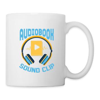 Au-delà du clip : la profondeur des livres audio - Mug blanc - blanc - Droite