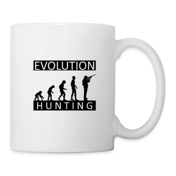 Evolution Hunting Hunting Hunter Hobby - Mug - white - Right