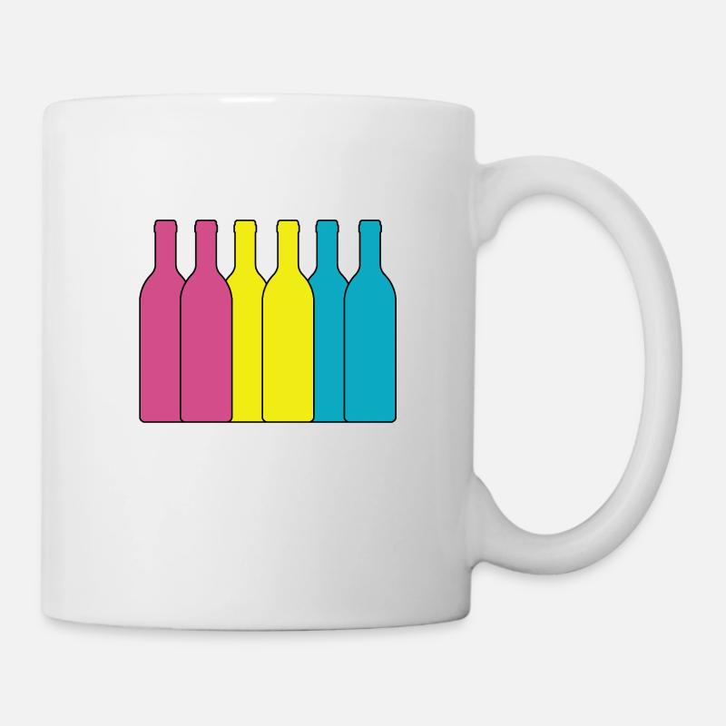 Into The Wine Not The Label Pride Drinking LGBTQ - Mug - white