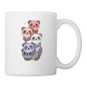 cupioromantic Flag Pride LGBTQ Cute Panda - Mug - white - Right