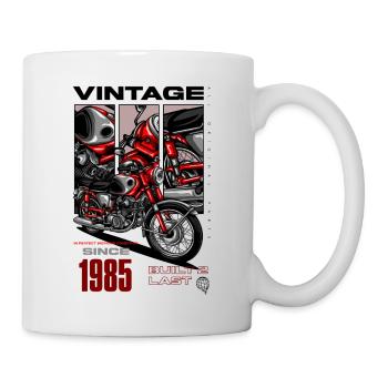 Moto Vintage Motards Moto Anniversaire 1985 - Mug blanc - blanc - Droite