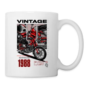 Moto Vintage Motards Motard Anniversaire 1988 - Mug blanc - blanc - Droite