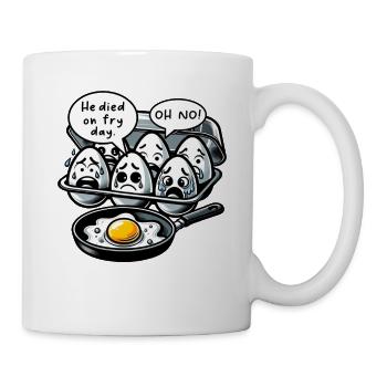 Eggs Fried Egg Easter Meme - Mug - white - Right